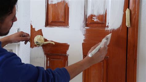 how to paint wooden doors